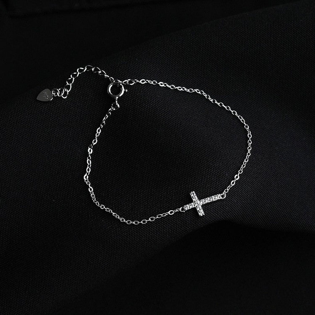 Shizhiyuan Sparkling Cross Bracelet