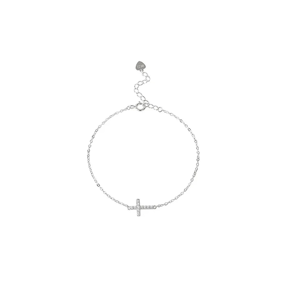 Shizhiyuan Sparkling Cross Bracelet