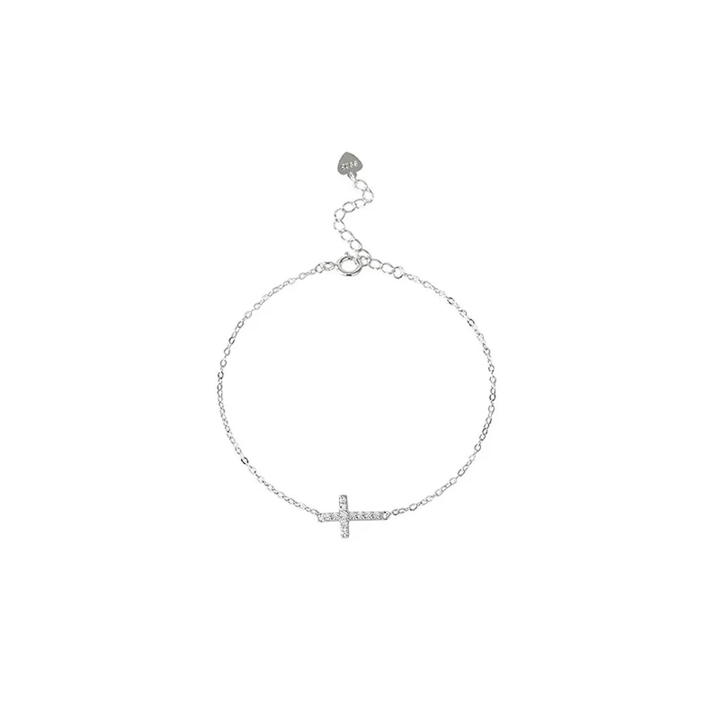 Shizhiyuan Sparkling Cross Bracelet