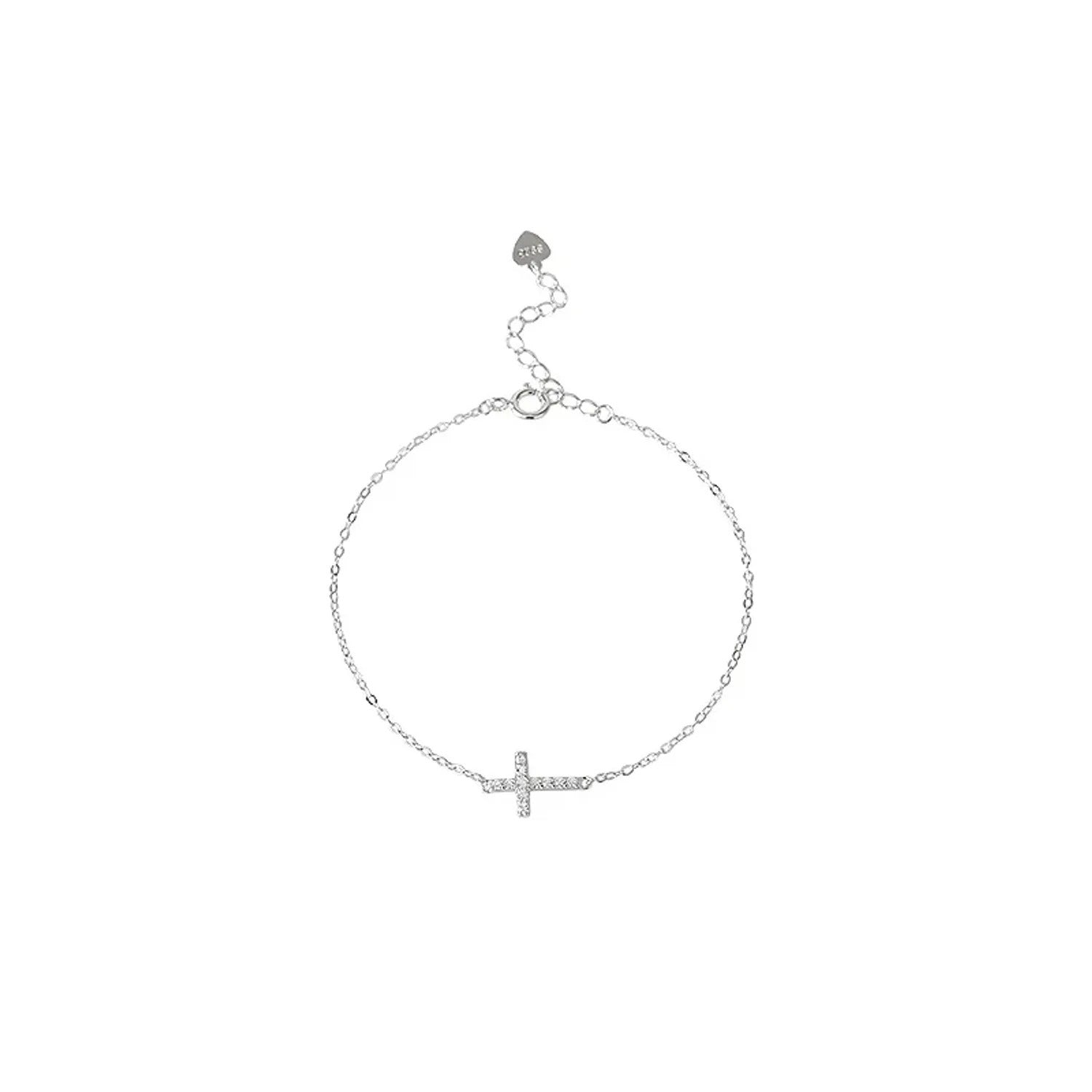 Shizhiyuan Sparkling Cross Bracelet