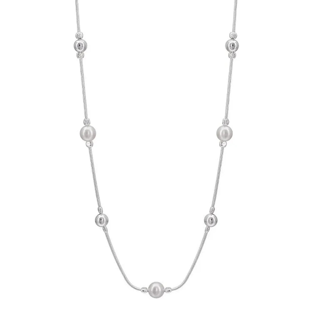 Snake Bone Pearl Clavicle Necklace — 2024 Bestseller