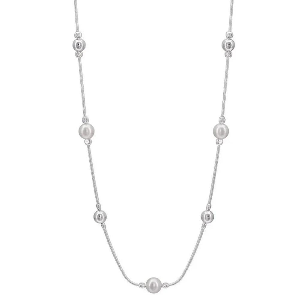 Snake Bone Pearl Clavicle Necklace — 2024 Bestseller