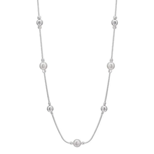 Snake Bone Pearl Clavicle Necklace — 2024 Bestseller