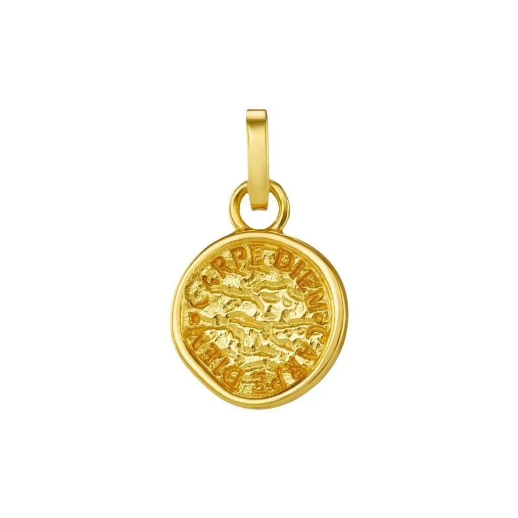 Stainless Steel New-Style Coin-Shaped Irregular Zircon-Inlaid Agate Natural Stone Pendant Necklace