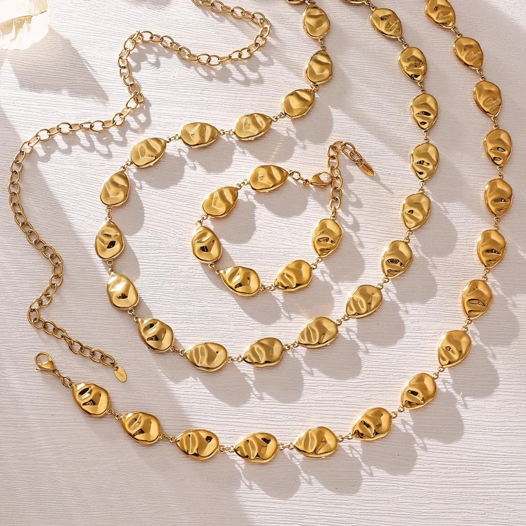 Textured Hollow Handmade Necklace For Women