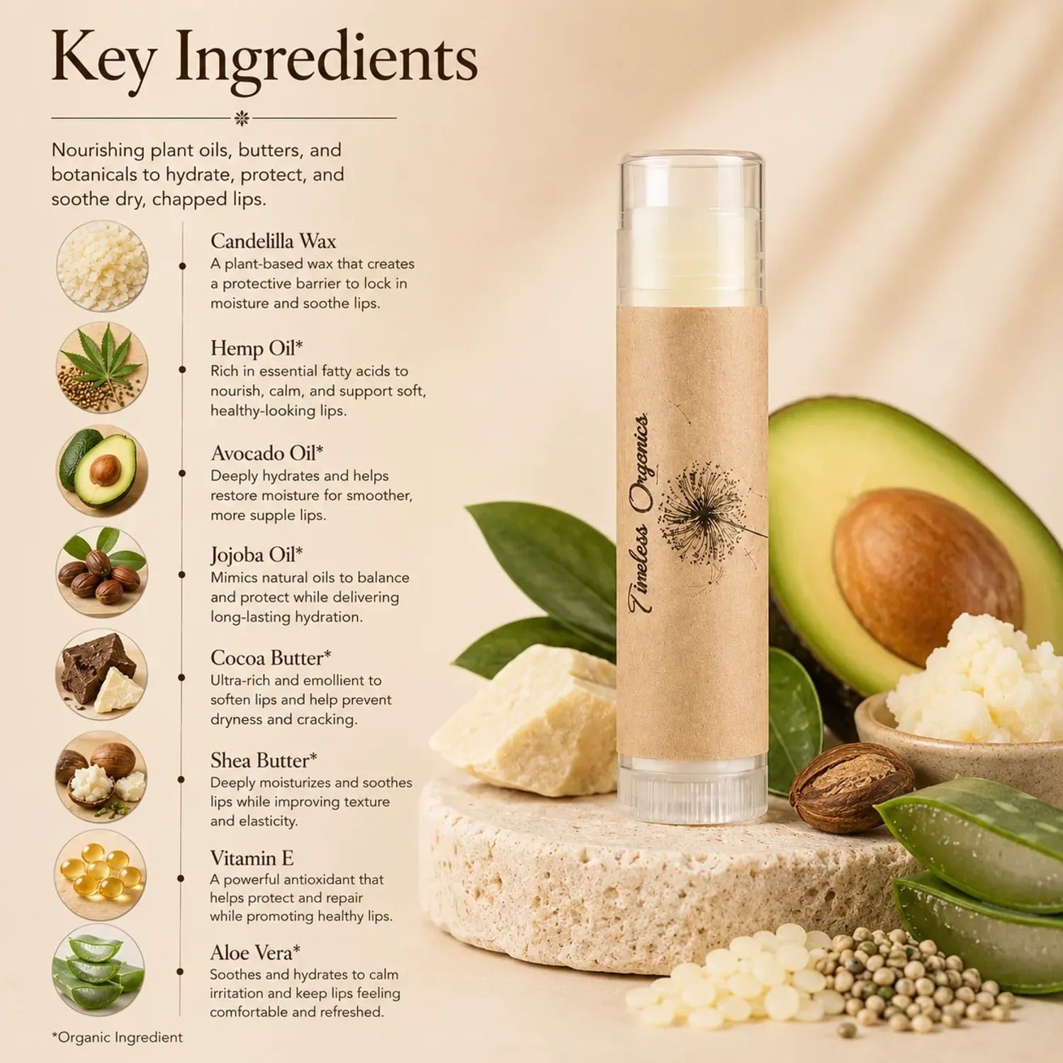 Timeless Organics Skin Care — Lip Saver