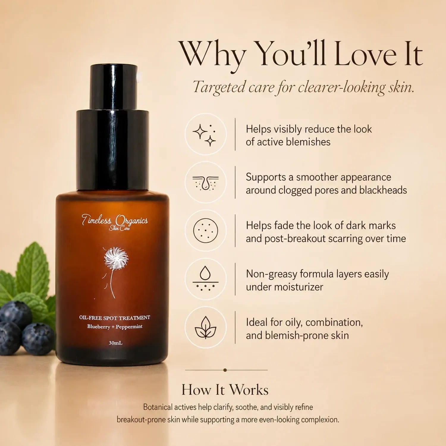 Timeless Organics Skin Care — Spot Treatment - Oil Free