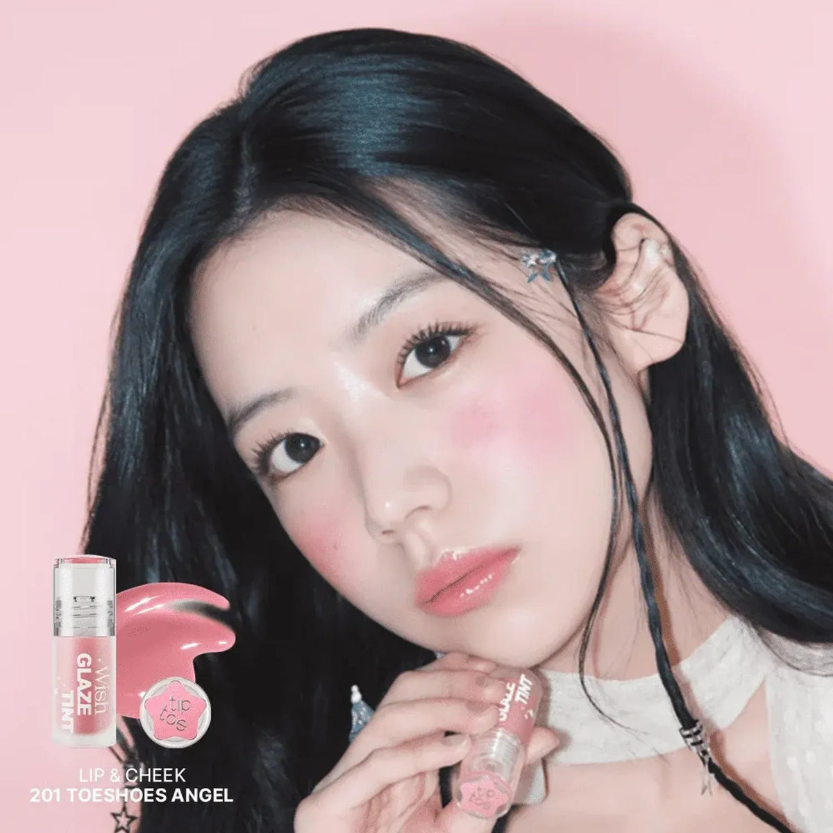 Tiptoe — Tiptoe Wish Glaze Tint 2.5g - Glossy Sheer Lip Stain Korean Skin Care