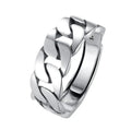 Twisted Chain Style Minimalist Adjustable Open Ring