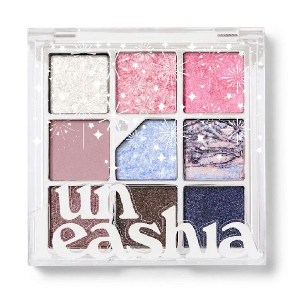 Unleashia — Unleashia Glitterpedia Eye Palette 6.2g - 9 Shades Vegan Eyeshadow Palette for Makeup Brush Set