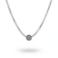 Vintage Good-Luck Lace Pendant Clavicle Necklace