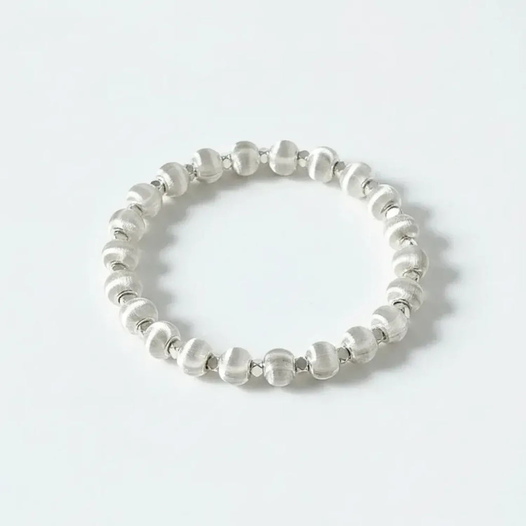 Women's Cat Eye Bead Bracelet Electroplated Gold Bracelets for Women Niche Design