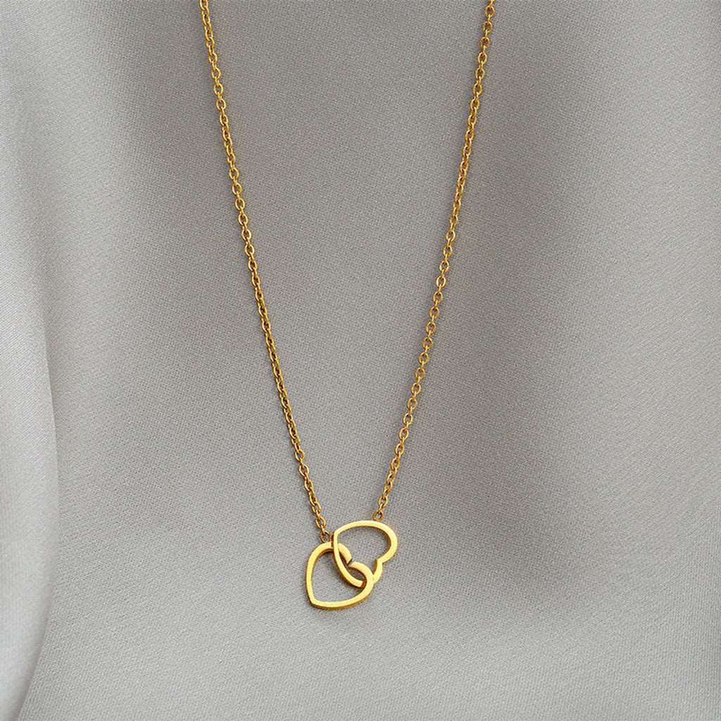 Xuan Xiao Chong Double Heart Necklace