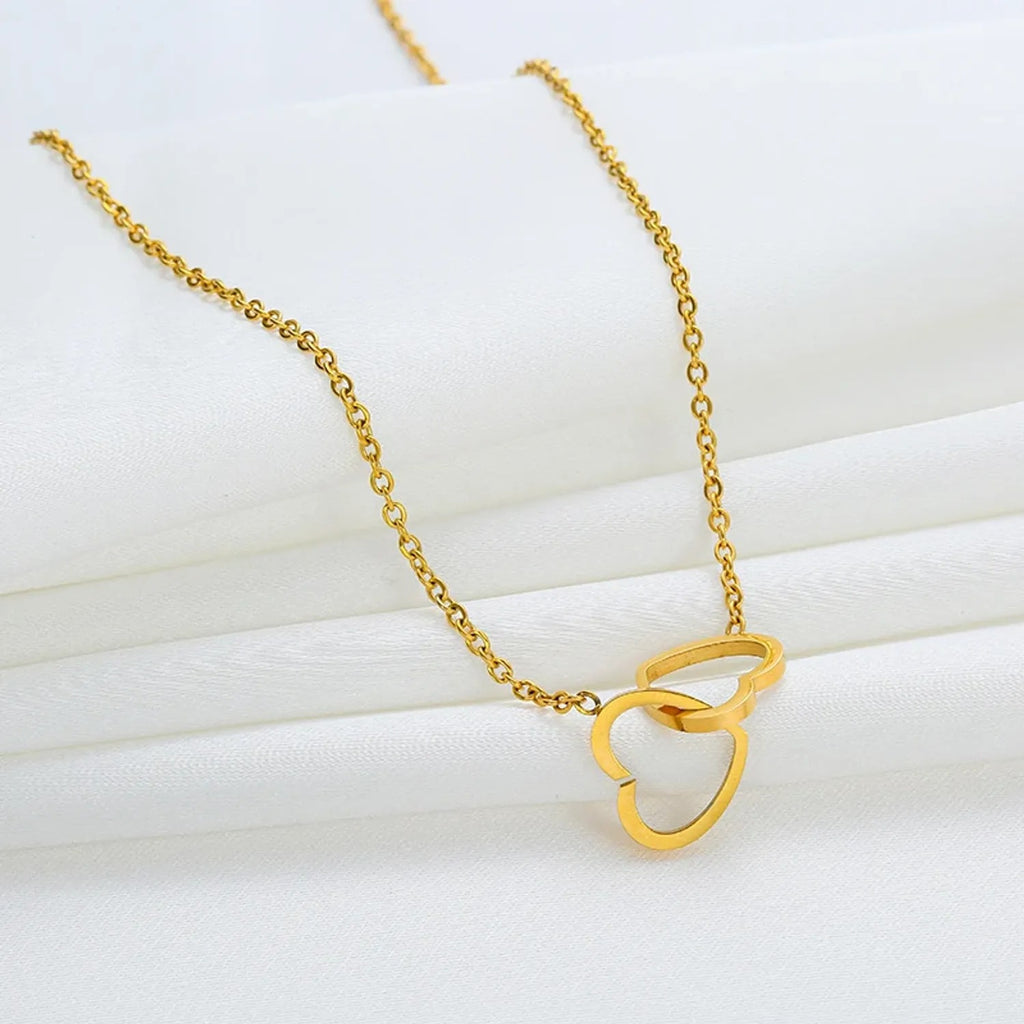 Xuan Xiao Chong Double Heart Necklace
