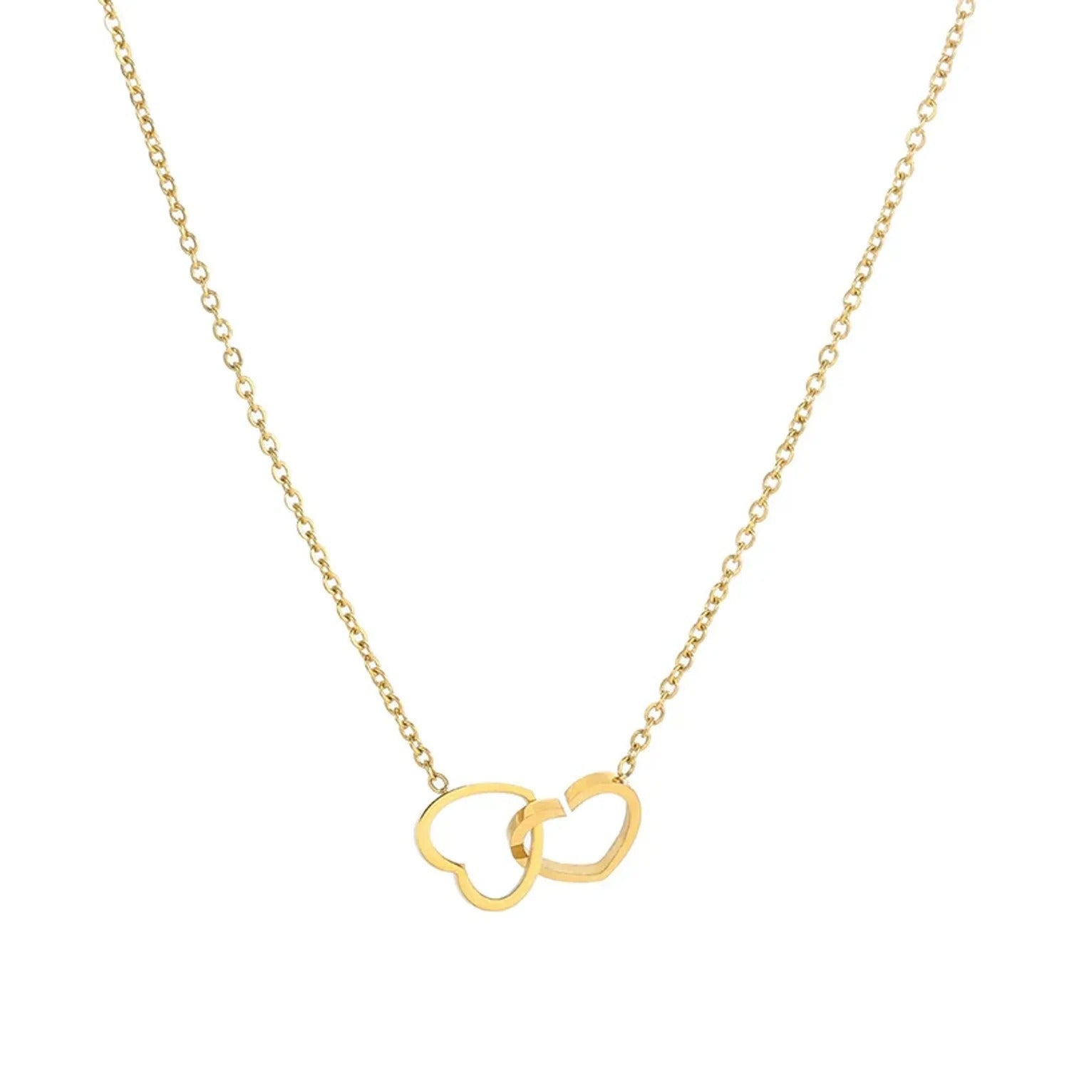 Xuan Xiao Chong Double Heart Necklace