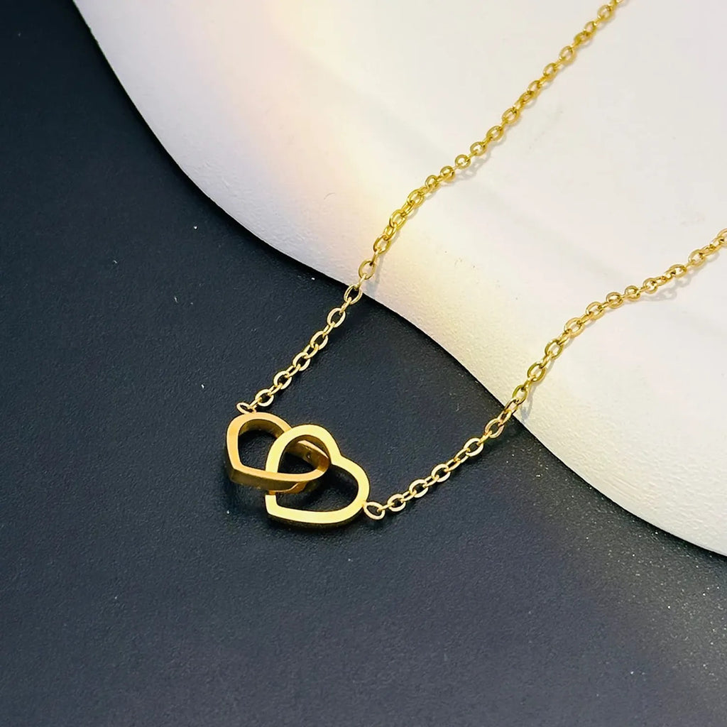 Xuan Xiao Chong Double Heart Necklace