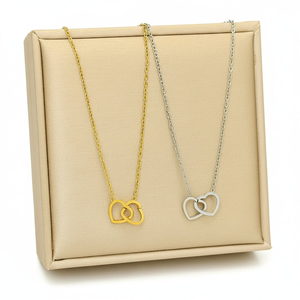Xuan Xiao Chong Double Heart Necklace