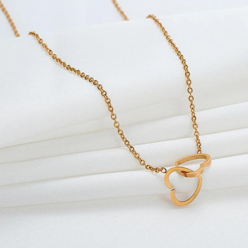 Xuan Xiao Chong Double Heart Necklace