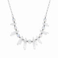 Y2K Icicle Natural Stone Crystal Necklace
